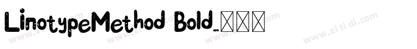 LinotypeMethod Bold字体转换